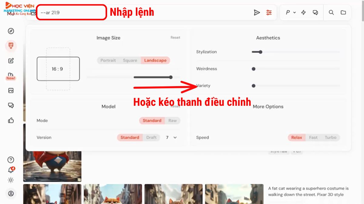 Cách sử dụng Midjourney AI miễn phí đôi với tính năng cơ bản bước 4.2