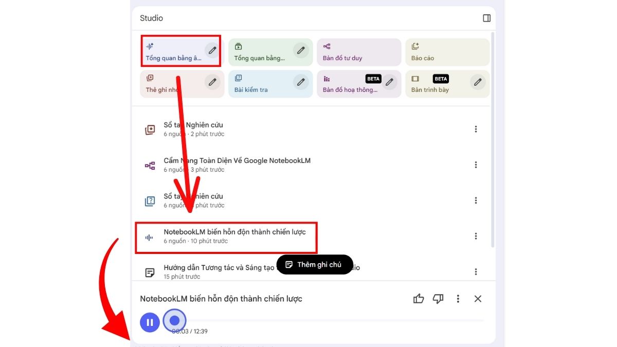 Hướng Dẫn Cách Hỏi- Đáp Với NotebookLM AI bước 5.4