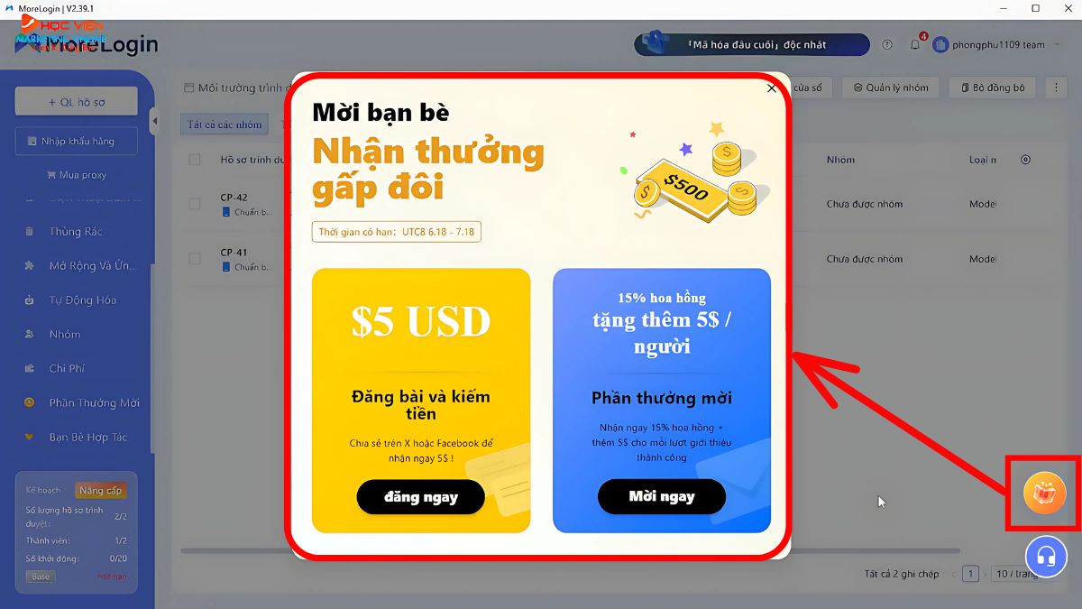 Cách kiếm tiền với MoreLogin 2025