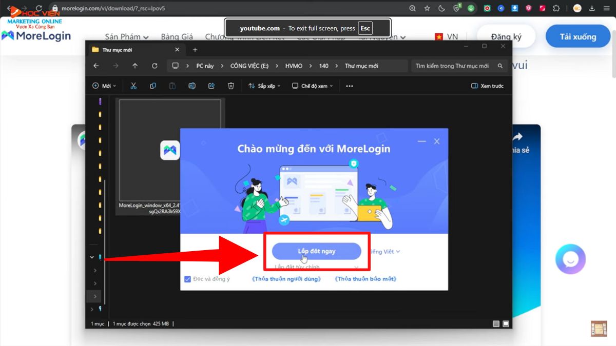 Cách đăng ký tài khoản MoreLogin miễn phí bước 6