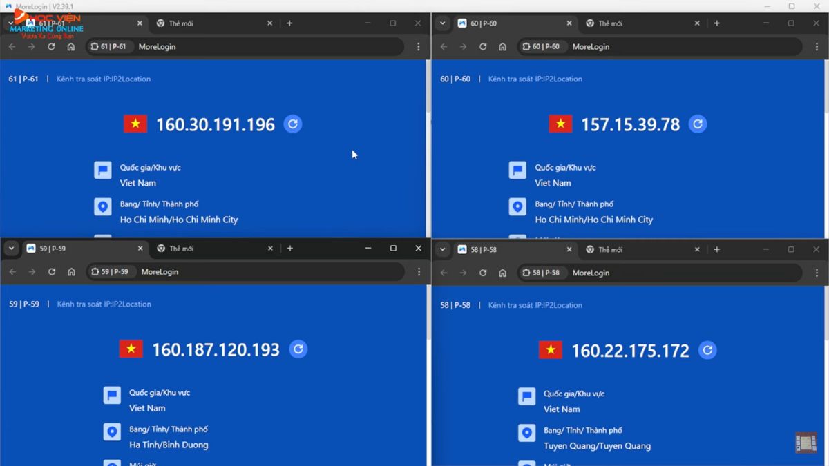 Cách tăng view và cày giờ xem trên Youtube bằng MoreLogin- Tiến hành tăng view và cày giờ xem trên Youtube bước 1.2
