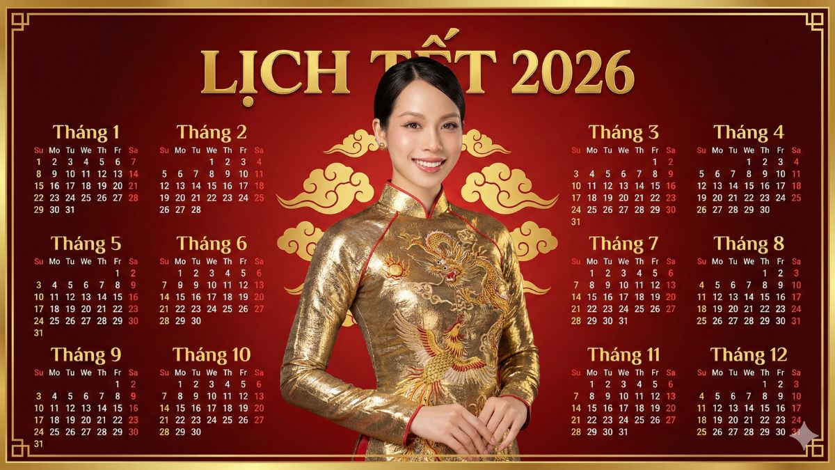 Hướng Dẫn Cách Tạo Lịch Tết Bằng AI Đẹp, Nhanh Chóng 2026
