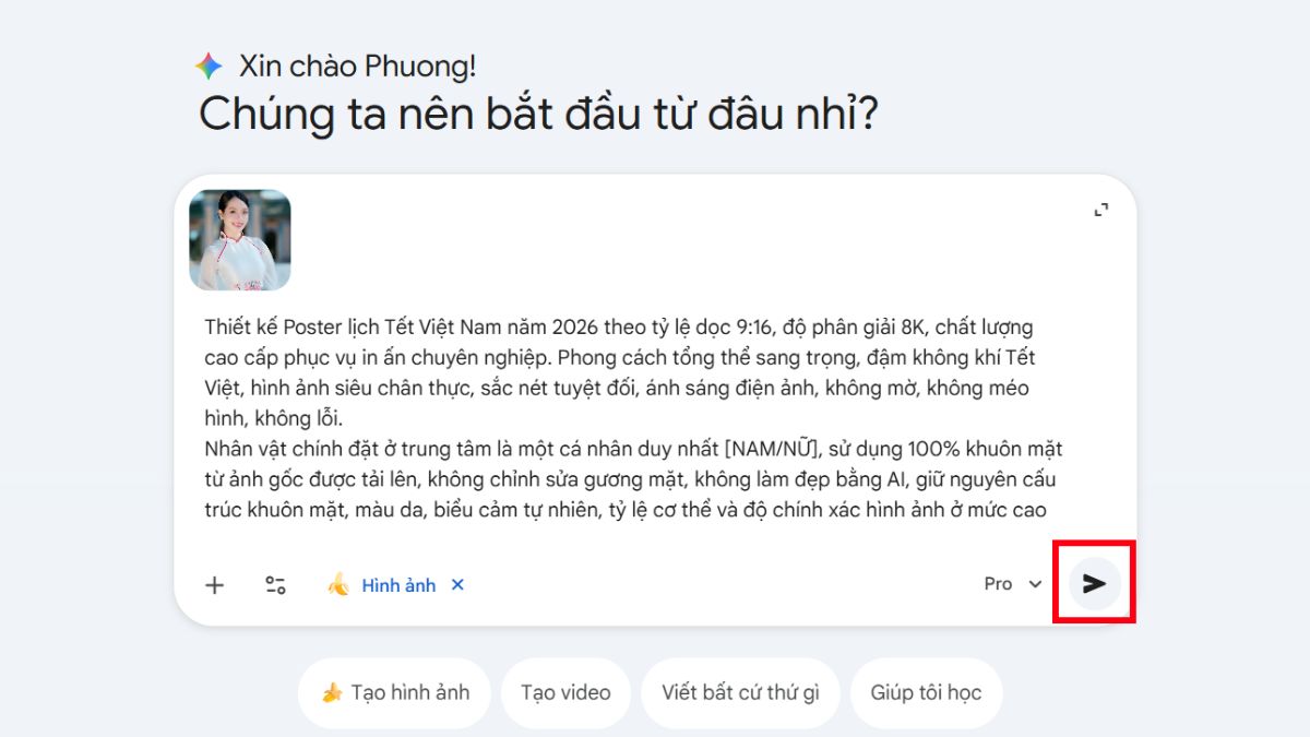 Cách Tạo Lịch Tết Bằng Google Gemini Trên Máy Tính bước 5