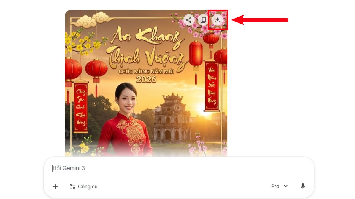 Cách Tạo Lịch Tết Bằng Google Gemini Trên Máy Tính bước 6