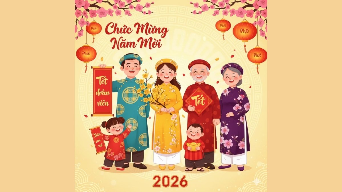 Prompt Câu Lệnh 2 Tạo Thiệp Chúc Mừng Năm Mới Bằng AI 