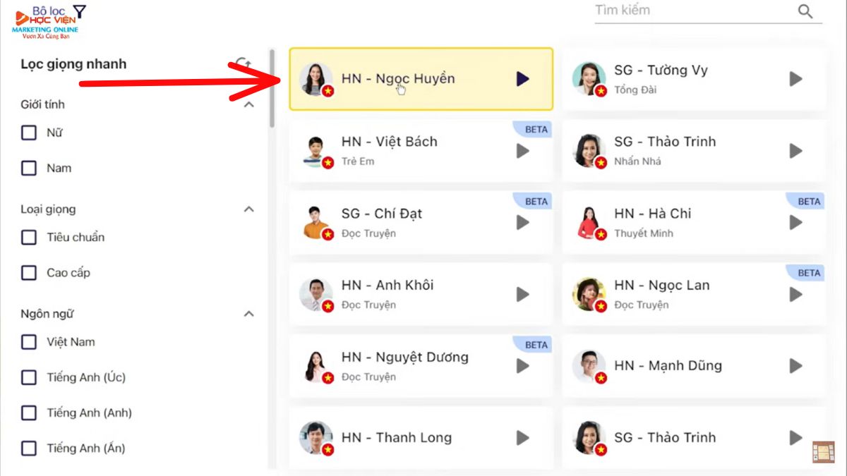 Hướng dẫn cách tạo video bằng AI miễn phí- chuyển văn bản sang âm thanh bằng Vbee bước 1