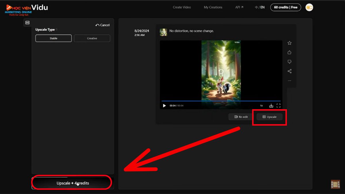 Hướng dẫn cách tạo video bằng AI miễn phí- Chuyển hình ảnh sang video bước 6