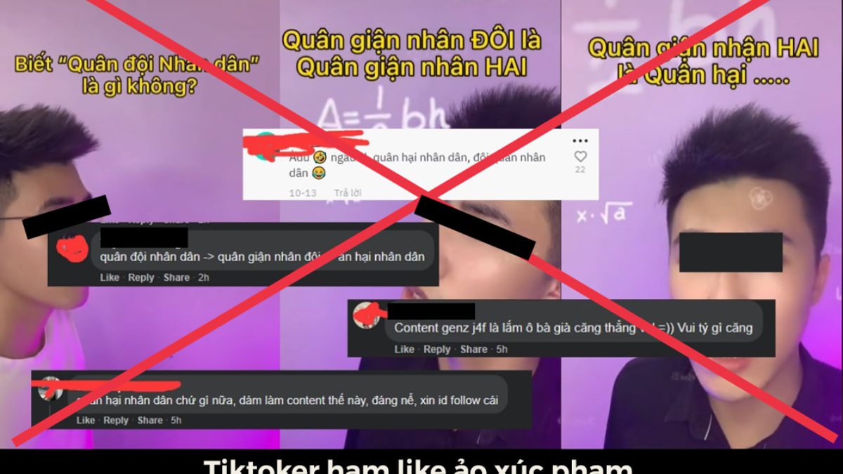 Tránh sản xuất và đăng tải nội dung không chính xác