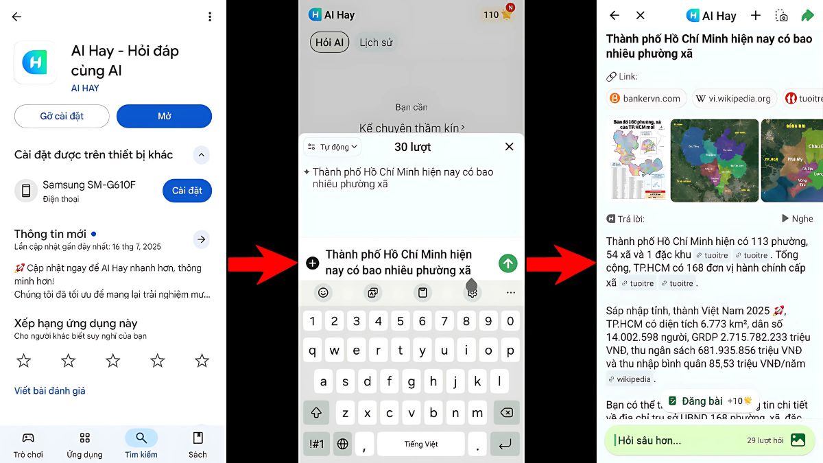 Cách tra cứu địa chỉ mới bằng AI bằng cách sử dụng AI Hay trên điện thoại