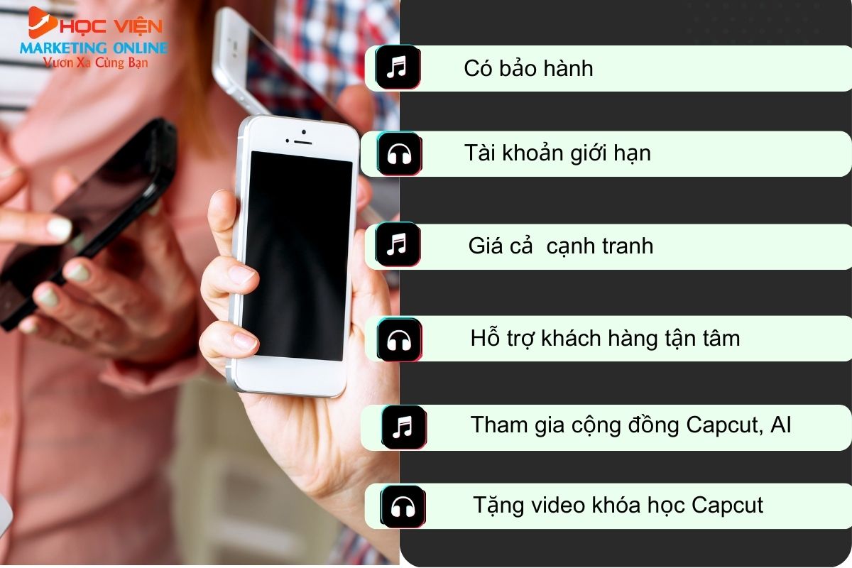 Tại sao nên chọn Capcut Pro tại Học viện Marketing online