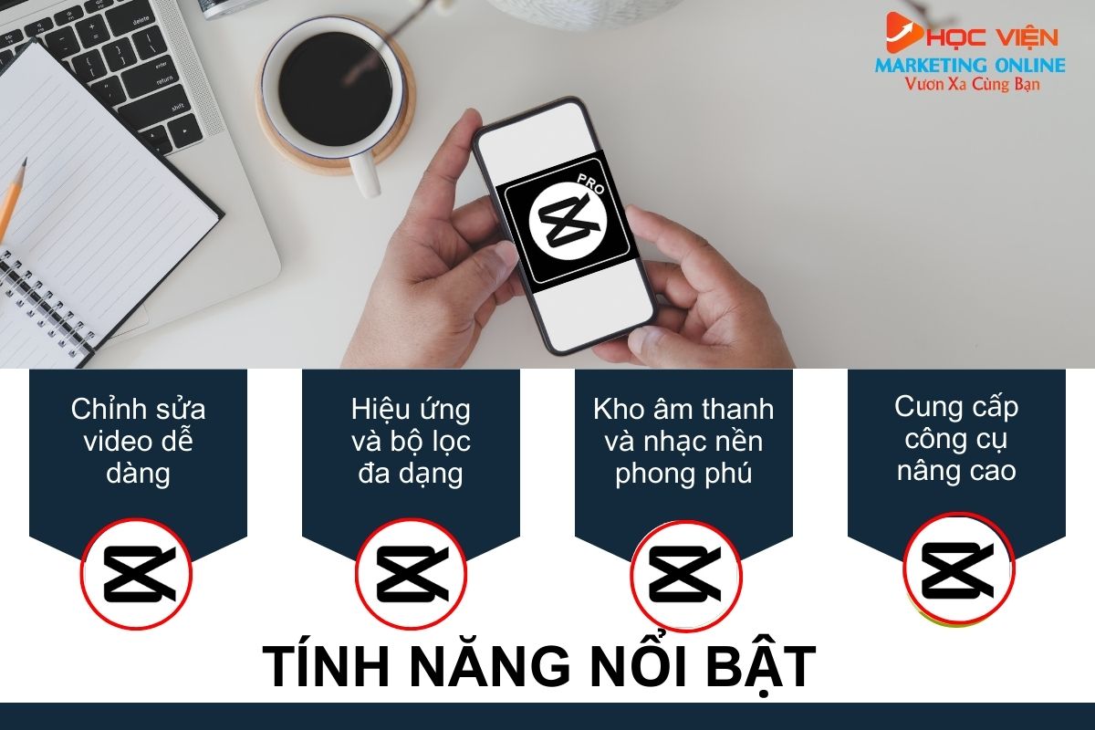 Tính năng nổi bật của Capcut Pro