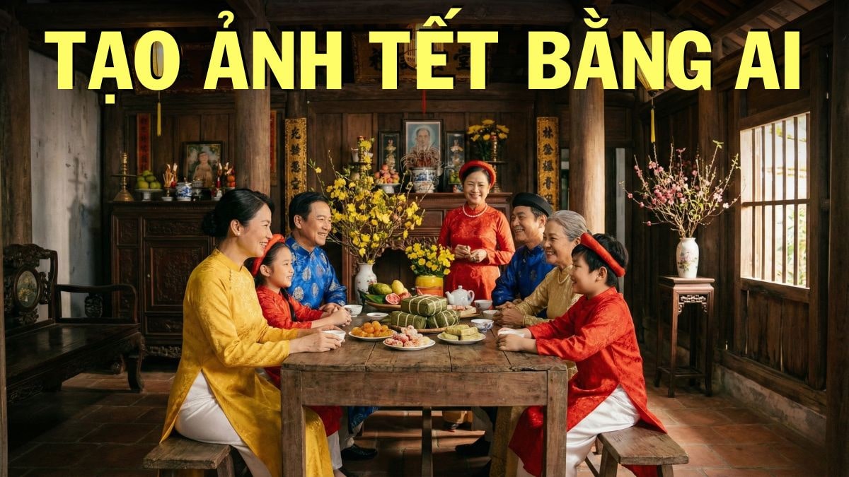 10+ Câu Lệnh Tạo Ảnh Tết Bằng AI Ấn Tượng Năm 2026