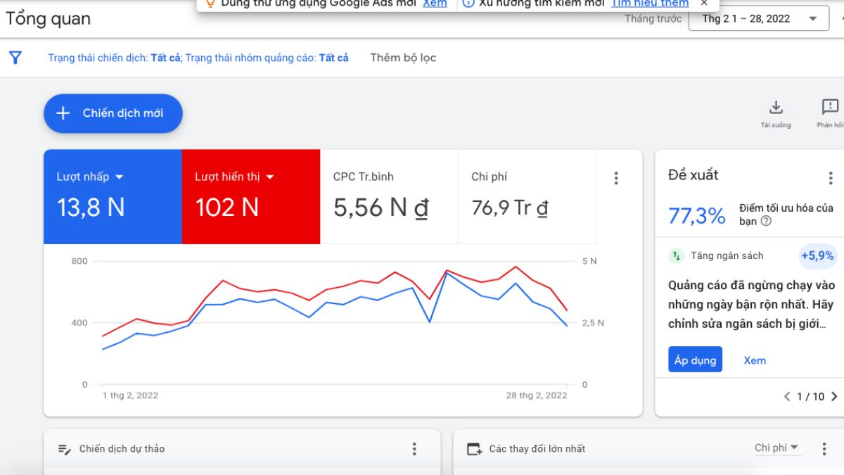 Chạy Quảng Cáo Landing Page Trên Google bước 2