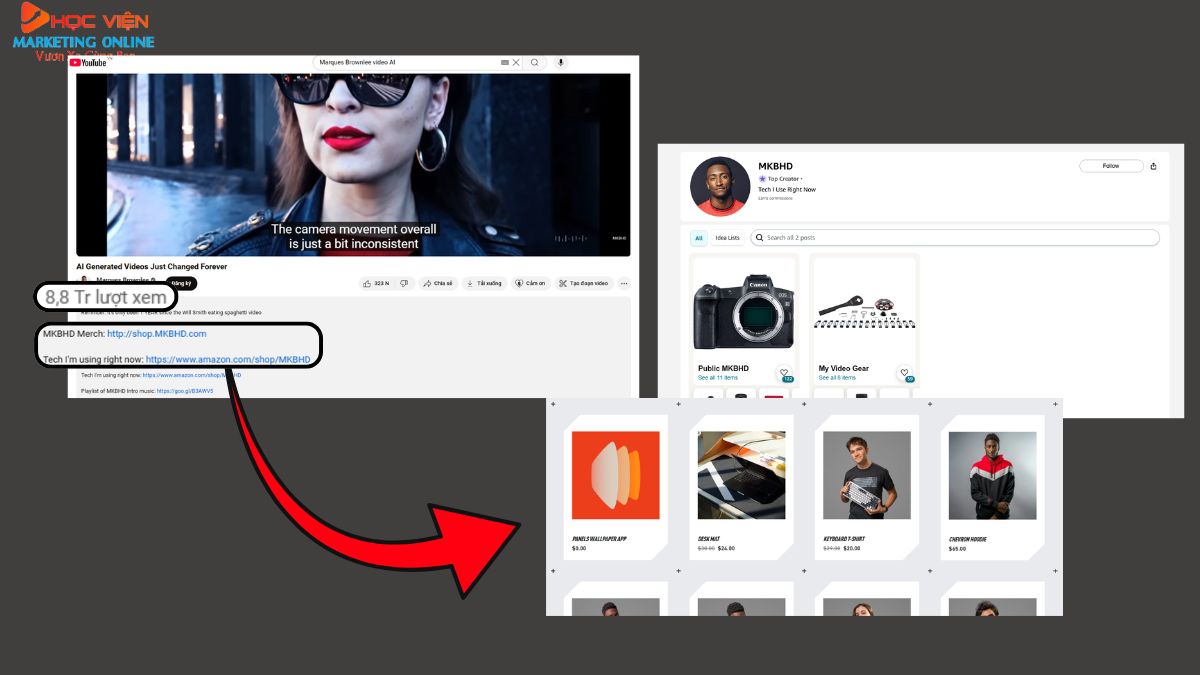 Chiến dịch tiếp thị liên kết thành công với video AI- Marques Brownlee