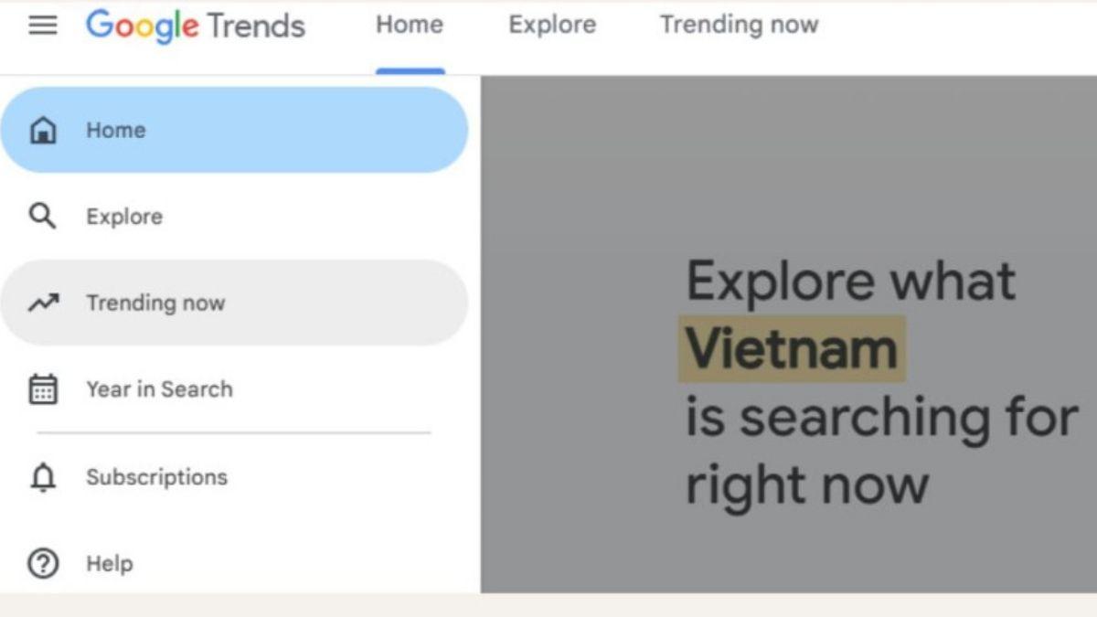 Cách Tìm Chủ Đề Làm Youtube View Ngoại Hot Trend- Khai thác xu hướng toàn cầu với google trends bước 1