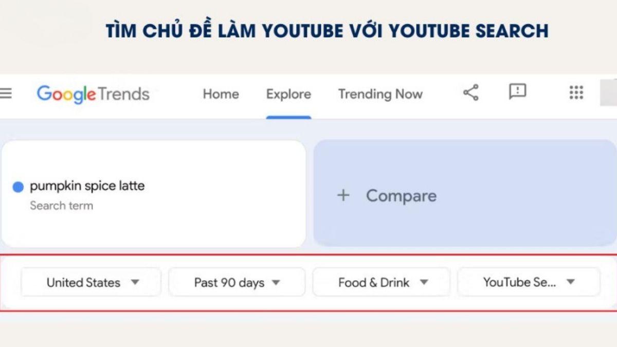 Cách Tìm Chủ Đề Làm Youtube View Ngoại Hot Trend- Khai thác xu hướng toàn cầu với youtube search bước 2