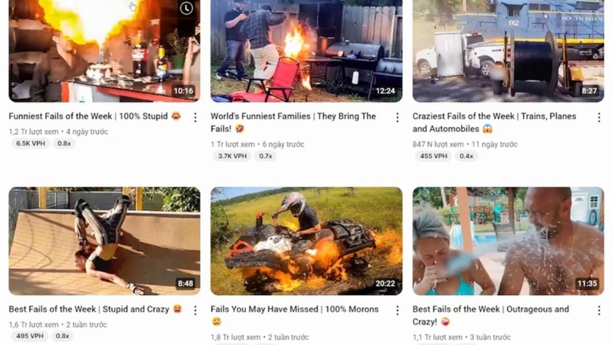 Top 9 Chủ Đề Làm YouTube View Ngoại Với Video Dài- Funny Compliation hài hước