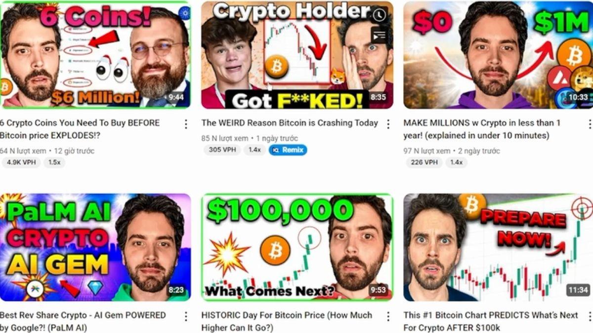 Top 9 Chủ Đề Làm YouTube View Ngoại Với Video Dài- Crypto chứng khoán tiền điện tử