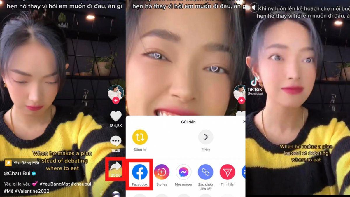 Chia sẻ video Tiktok sang các nền tảng mạng xã hội khác