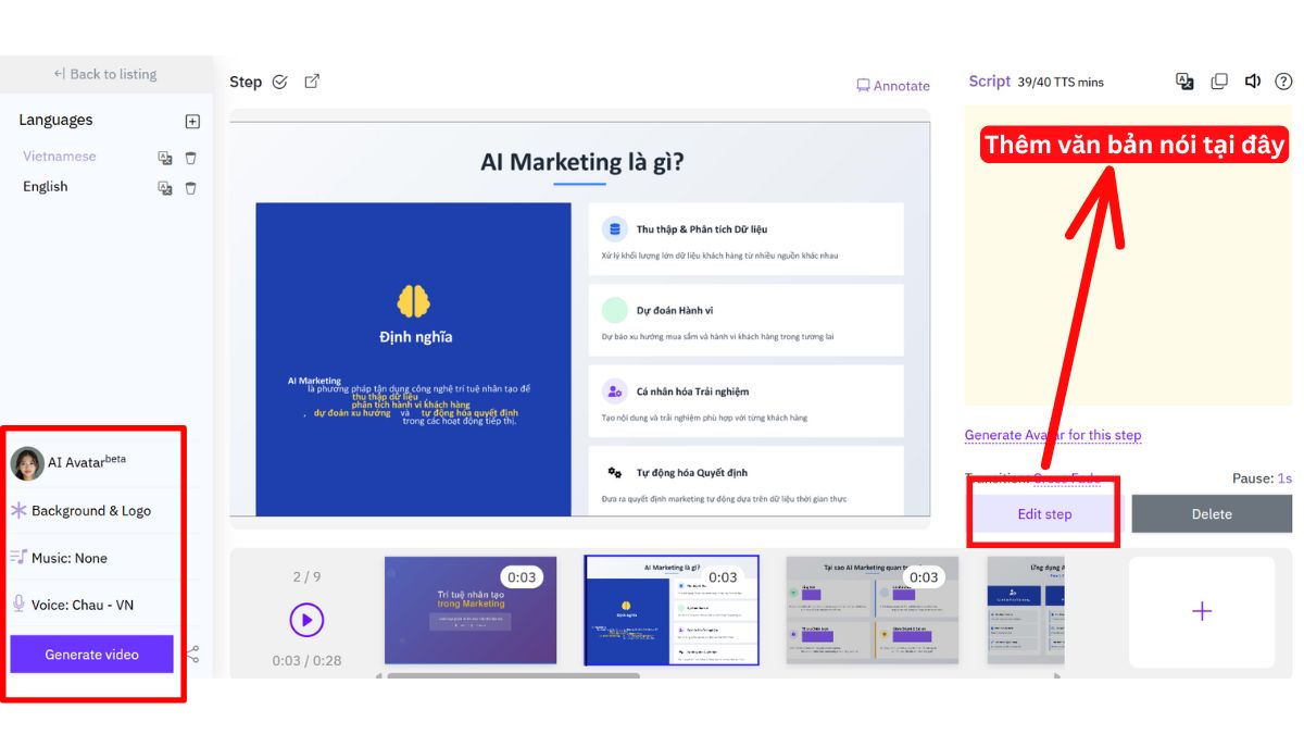 Công cụ chuyển PowerPoint sang video bằng AI- Cách sử dụng Wowto