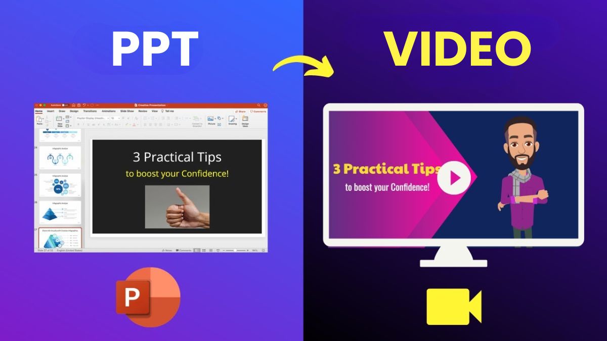 8 cách chuyển đổi PowerPoint sang video bằng AI nhanh chóng