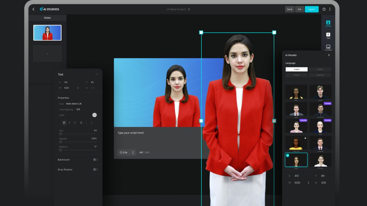 Công cụ chuyển PowerPoint sang video bằng AI- Deepbrain