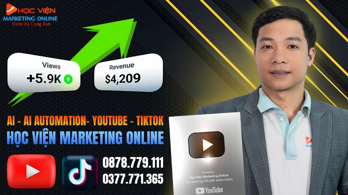 Khóa học làm video AI từ cơ bản đến nâng cao tại HVMO