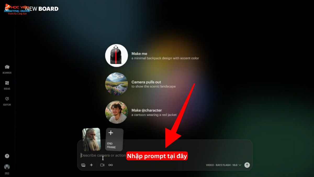 Chuyển ảnh thành video AI miễn phí bằng Luma AI bước 3.2