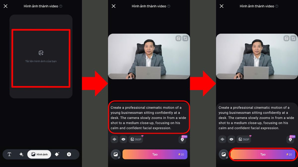 PixVerse AI chuyển ảnh thành video online trên điện thoại bước 5