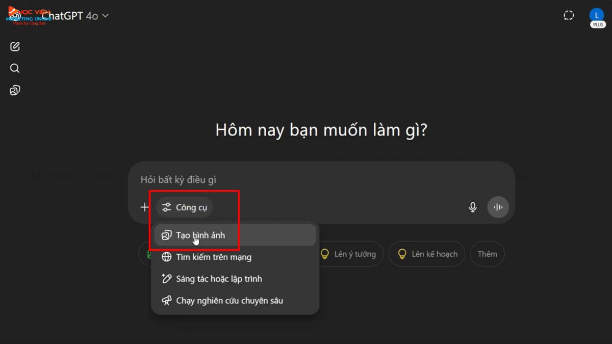 Công cụ AI làm thumbnail Youtube view ngoại chuyên nghiệp- ChatGPT bước 2