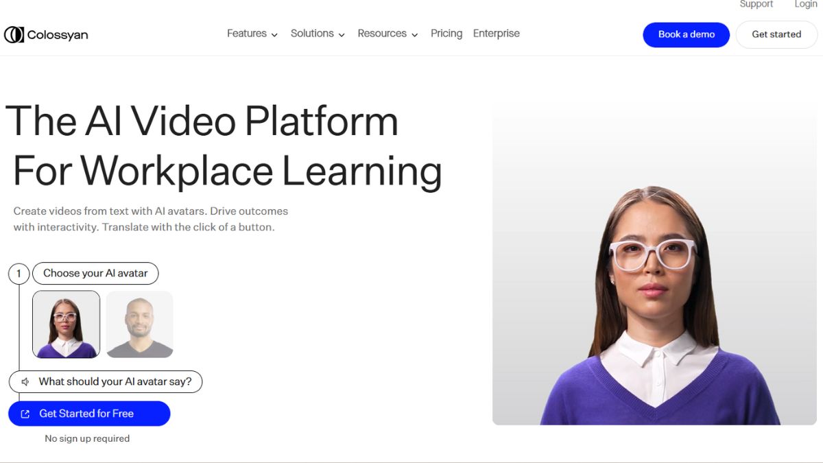 Công cụ tạo video với Avatar AI cho bài giảng- Tính năng nổi bật Colossyan