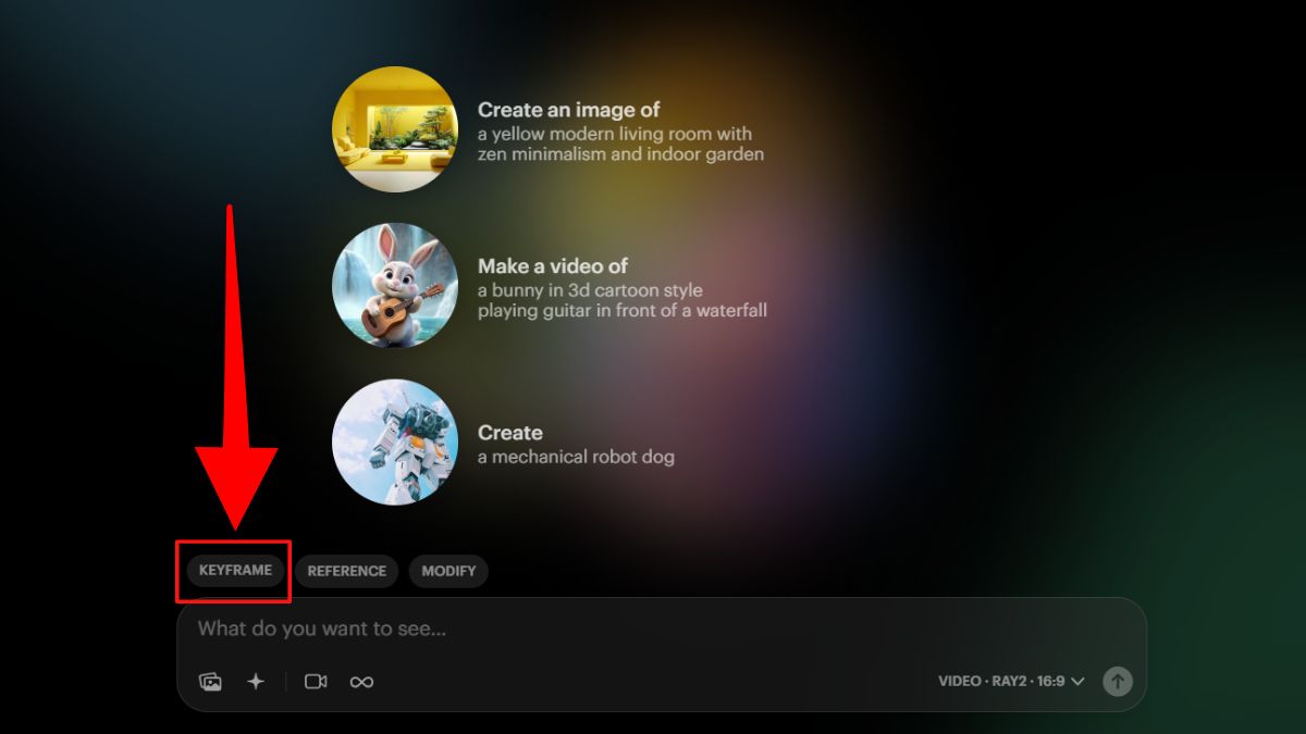 Cách sử dụng Phần mềm làm video bằng AI- Luma bước 3