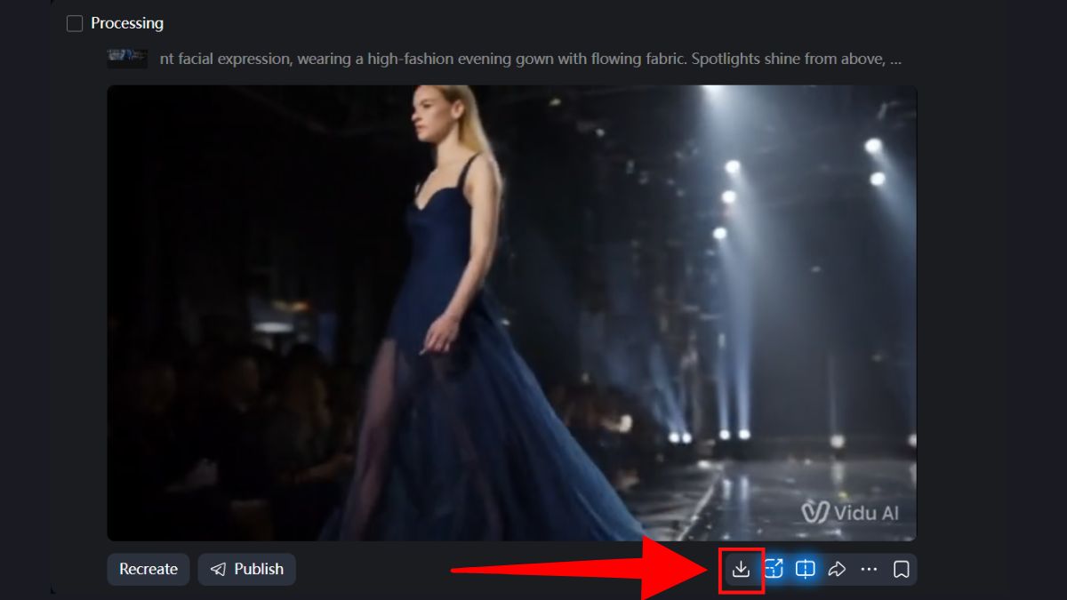 Cách tạo video bằng AI miễn phí với Vidu bước 6