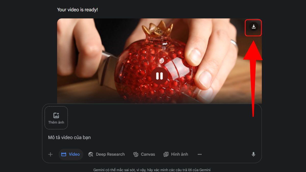 Cách tạo video tự động bằng Google Veo 3 bước 4
