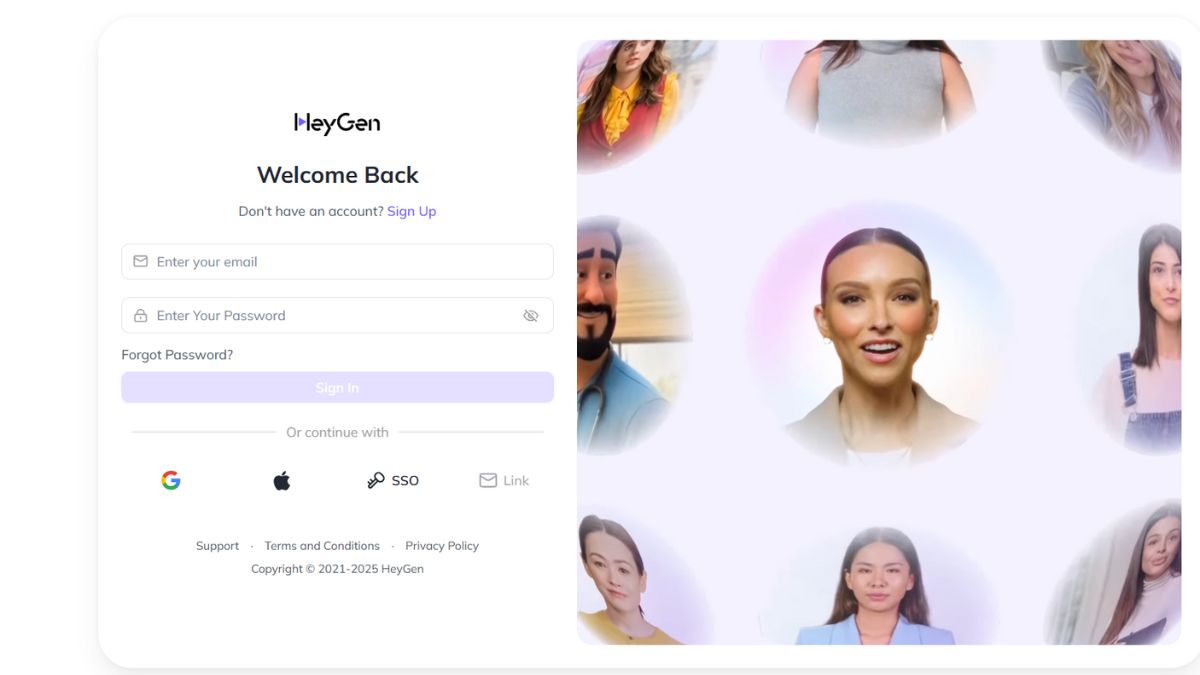 Cách sử dụng phần mềm làm video bằng AI miễn phí- Heygen bước 1.2