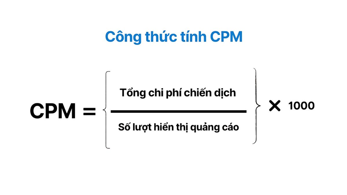 Công thức tính CPM