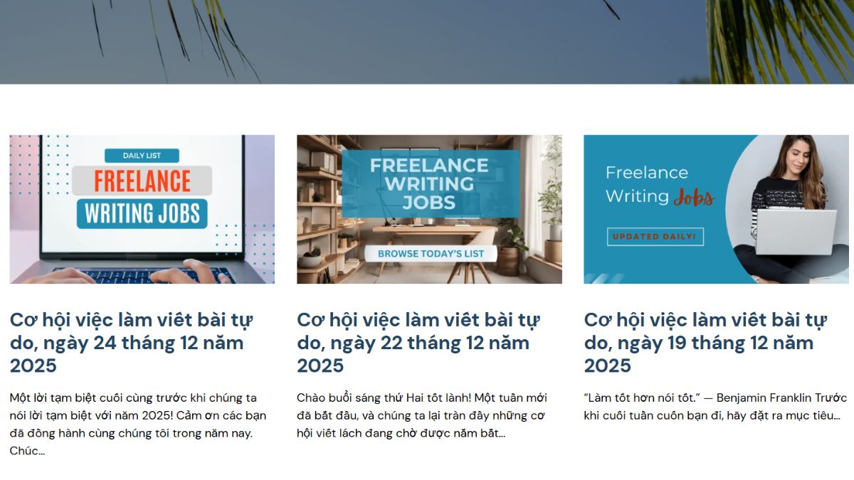 Trang Web Dịch Thuật Kiếm Tiền Online- Freelance writing gigs