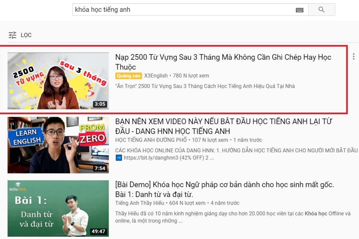 Quảng Cáo Masthead