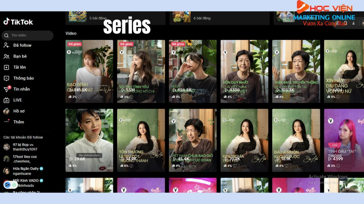 Các Loại Dịch Vụ Làm Video Ngắn- Video dạng series