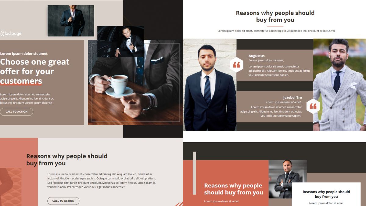 Mẫu 2 Landing Page Thời Trang