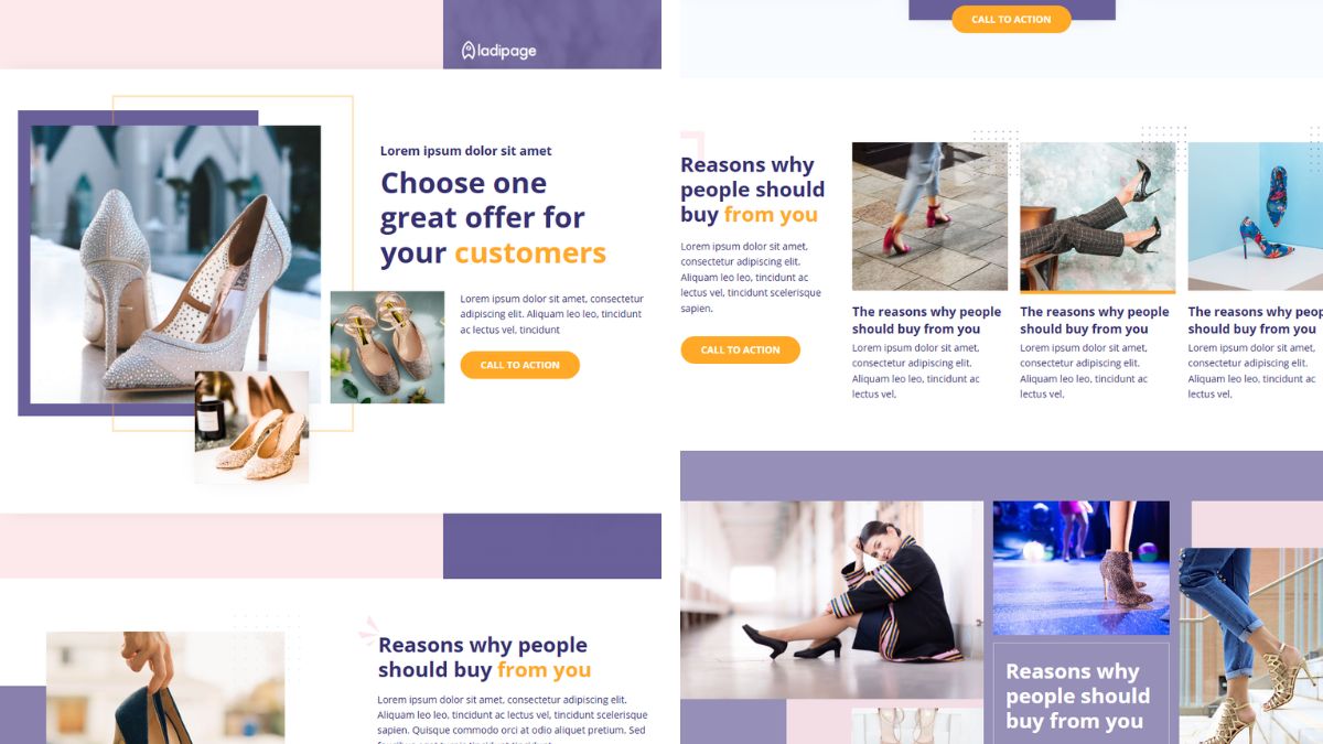 Mẫu 3 Landing Page Thời Trang