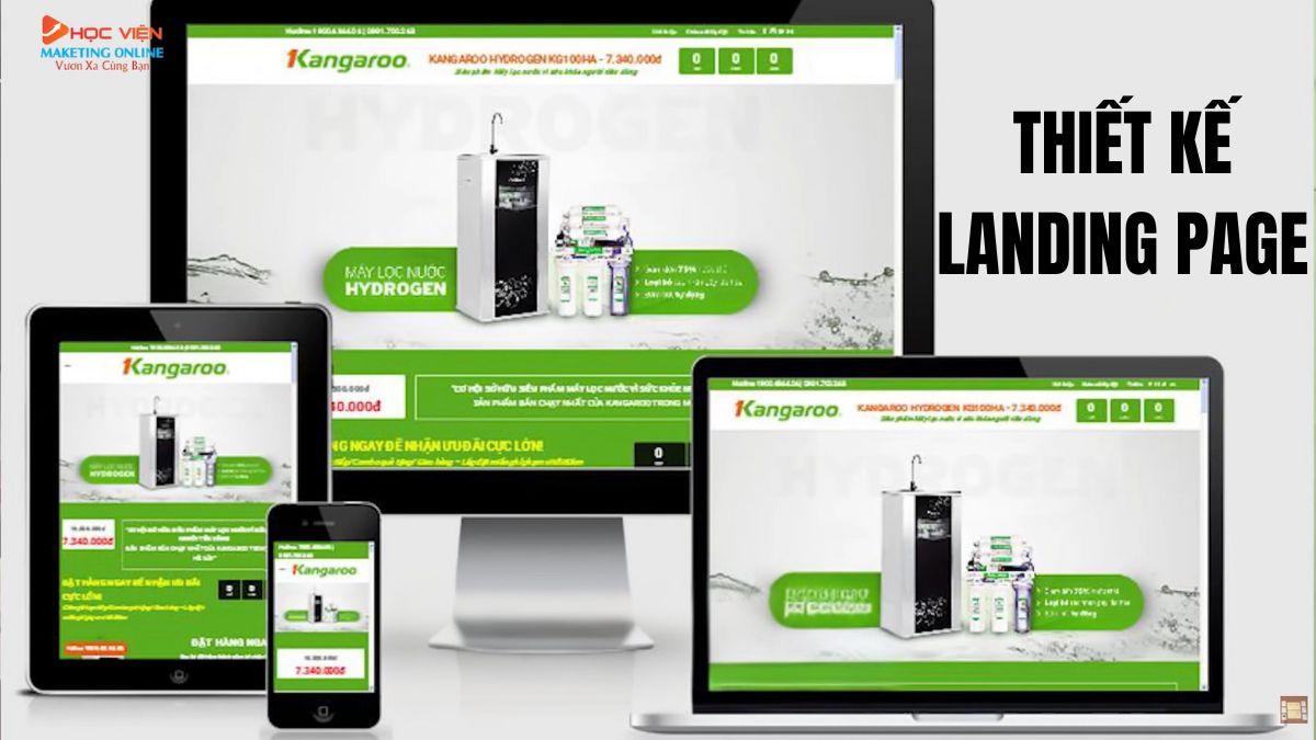 Dịch Vụ Thiết Kế Landing Page Chuyên Nghiệp, Theo Yêu Cầu- HVMO