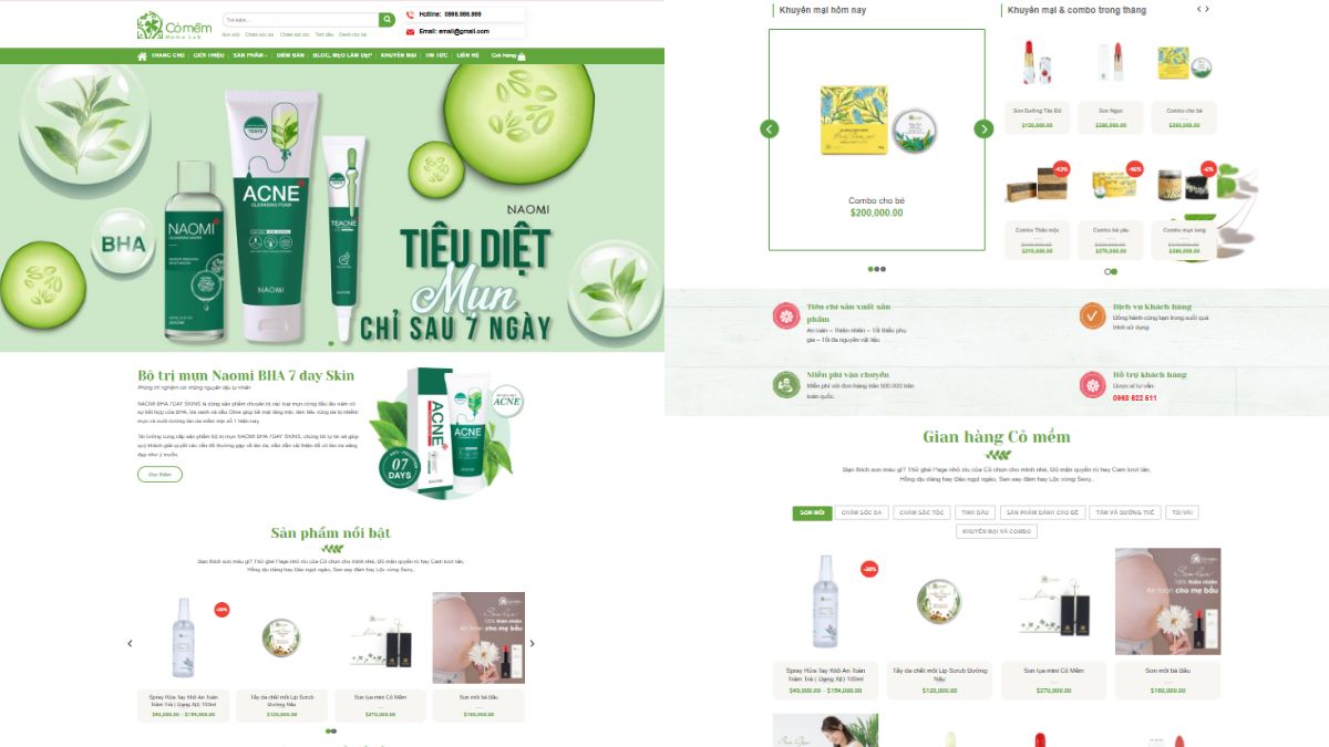 Mẫu 5 Thiết Kế Landing Page Theo Yêu Cầu Đẹp, Chuyên Nghiệp Tại HVMO