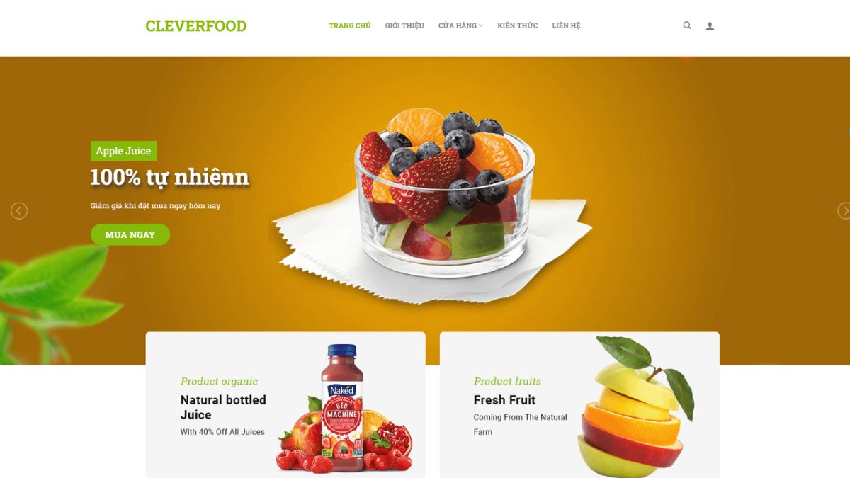 Mẫu 1 Thiết Kế Landing Page Theo Yêu Cầu Đẹp, Chuyên Nghiệp Tại HVMO