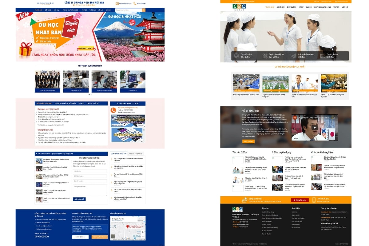 Mẫu website Tuyển dụng- Việc làm