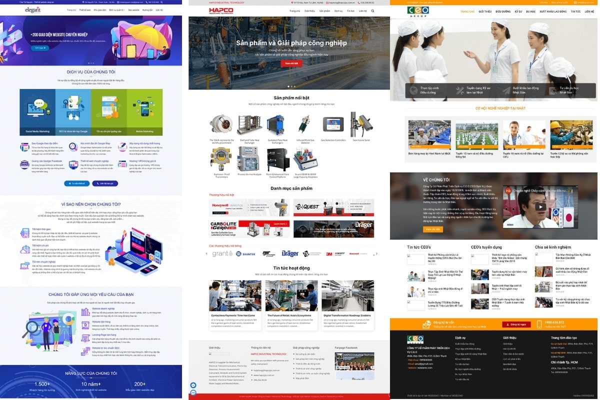 Mẫu website cho Công ty- Doanh nghiệp