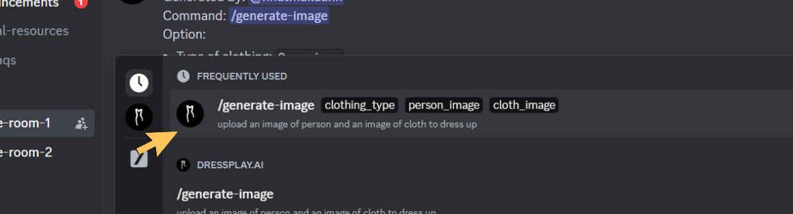 Hướng dẫn cách sử dụng DressPlay AI bằng Discord 4