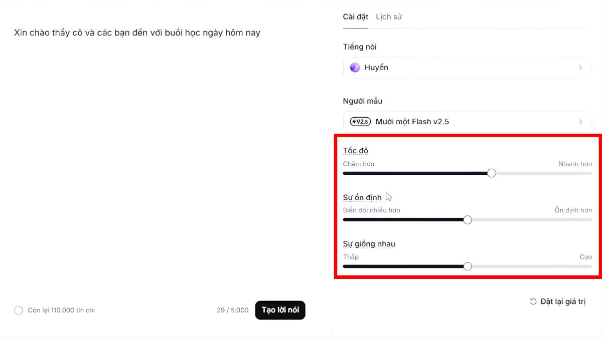 Cách Sử Dụng ElevenLabs AI Trên Máy Tính- Chuyển Đổi Văn Bản Thành Giọng Nói bước 5