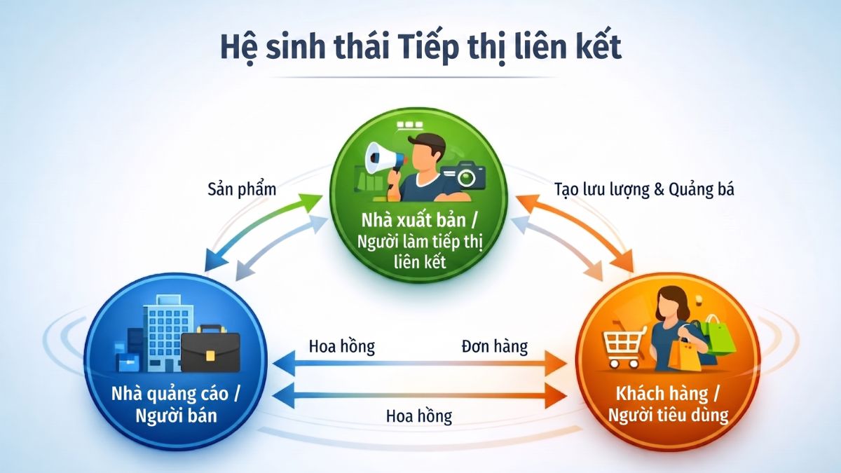 Thành Phần Cốt Lõi Trong Hệ Sinh Thái Affiliate