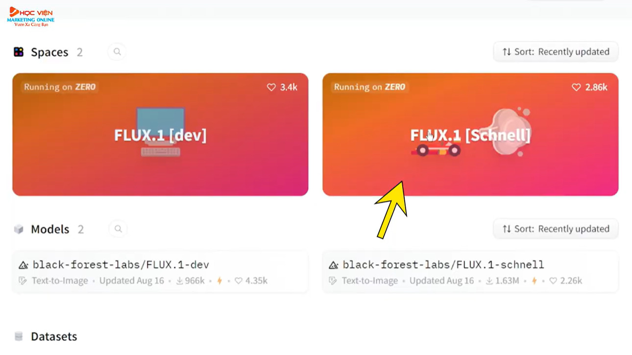 Cách sử dụng Flux AI trên HuggingFace bước 1
